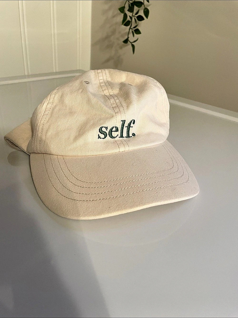 Self. Cream Baseball Cap